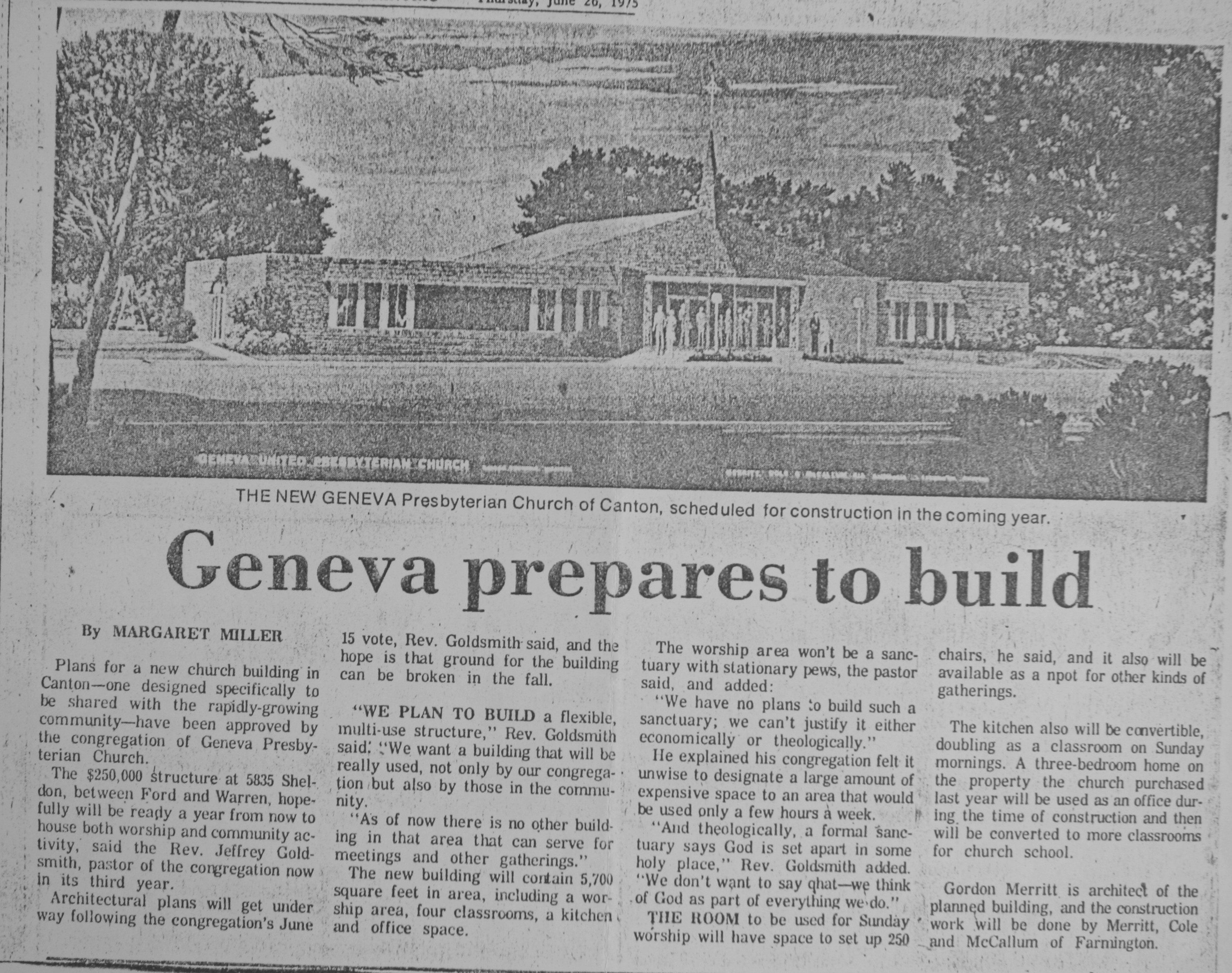 Geneva Prepares to Build